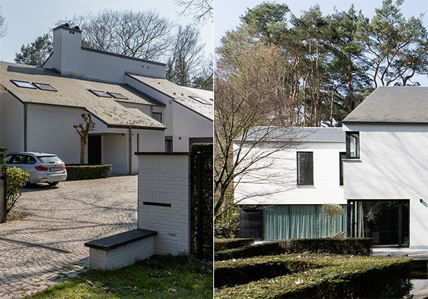 Villa K — renovatie met nieuwe aanbouw, foto van het gerealiseerde project